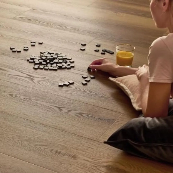 Klebevinyl - Dunkle Eiche Dallas - 2.5mm/0.55mm - Vinylboden Holzoptik