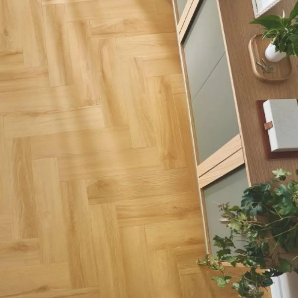 Fischgräten Vinyl - Herringbone Eiche Virgin (DAS 227) 2.5mm/0.55mm - Klebevinyl