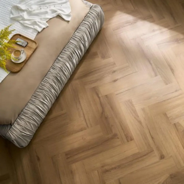 Fischgräten Vinyl - Herringbone Eiche Rochester (DAS 229) 2.5mm/0.55mm - Klebevinyl