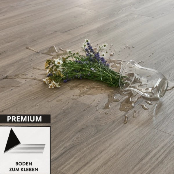 Klebe Vinylboden - Woodric EIR - Eiche Dunkel Lincoln - 2,5mm/0,55mm | Premium